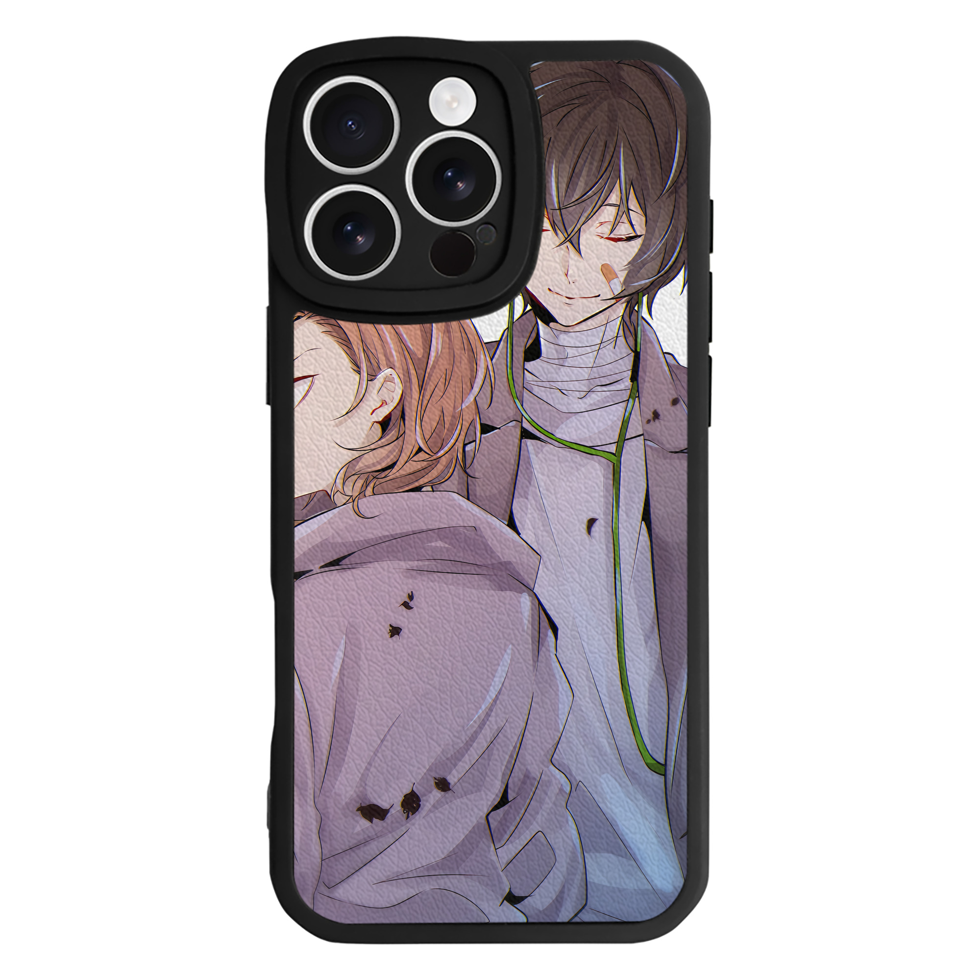 （画像用） 文豪ストレイドッグス Bungo Stray Dogs 【iPhone 16シリーズ対応】シリコンスマホケース（レザー調） 材質：シリコン